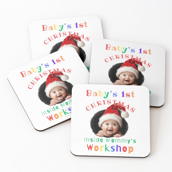 Item preview, Baby's 1st Christmas Inside Mommy's Workshop Var. 6 designed and sold by TugForkFinds.