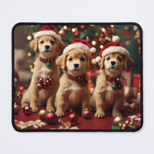 Item preview, Cheerful Christmas Pups designed and sold by Sadia Jannat.