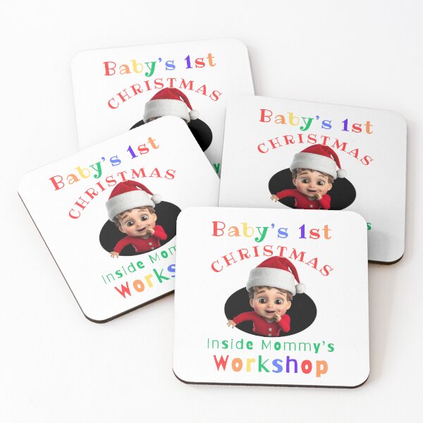 Item preview, Baby's 1st Christmas Inside Mommy's Workshop Var. 8 designed and sold by TugForkFinds.