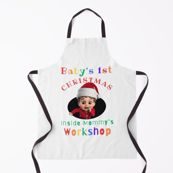 Item preview, Baby's 1st Christmas Inside Mommy's Workshop Var. 8 designed and sold by TugForkFinds.