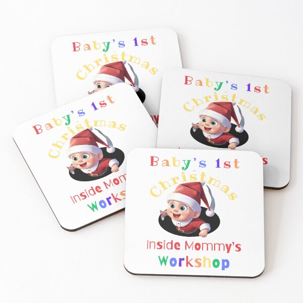 Item preview, Baby's 1st Christmas Inside Mommy's Workshop Var. 9 designed and sold by TugForkFinds.