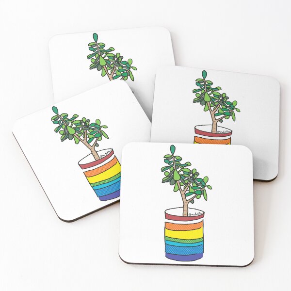Item preview, Jade Plant in Rainbow pot designed and sold by mclotts.