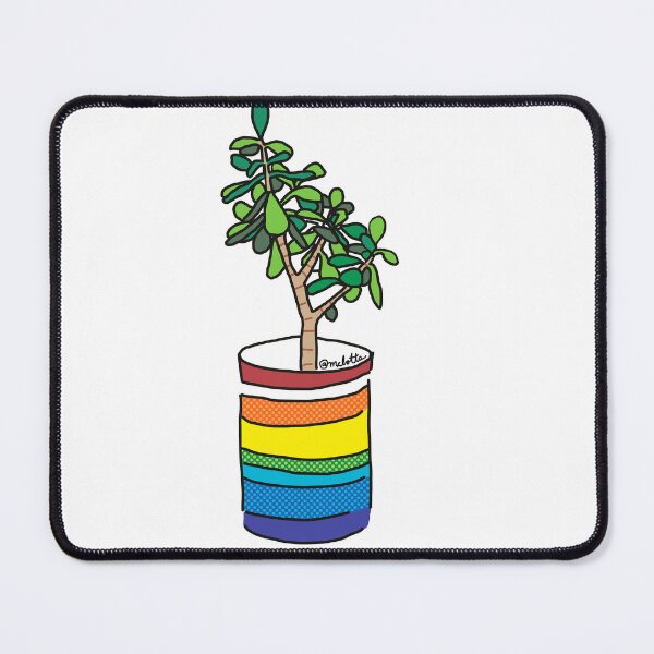 Item preview, Jade Plant in Rainbow pot designed and sold by mclotts.