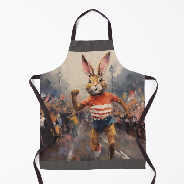Item preview, Marathon Running Rabbit (acrylic design 1) designed and sold by Samuelsboro.
