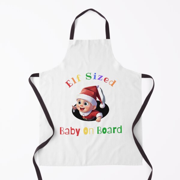 Item preview, Elf Sized Baby On Board Var. 2 designed and sold by TugForkFinds.
