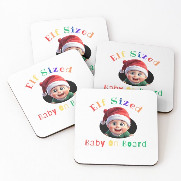 Item preview, Elf Sized Baby On Board Var. 3 designed and sold by TugForkFinds.