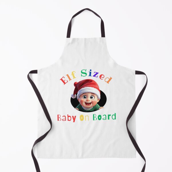 Item preview, Elf Sized Baby On Board Var. 3 designed and sold by TugForkFinds.