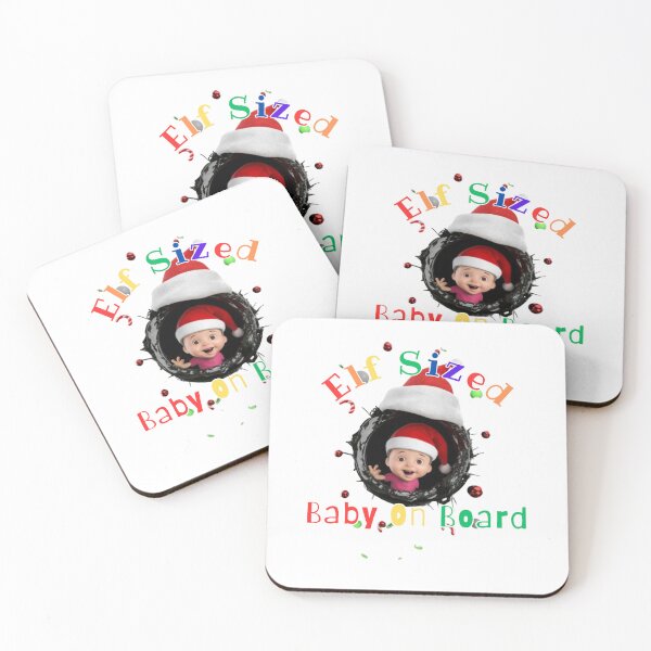 Item preview, Elf Sized Baby On Board Var. 5 designed and sold by TugForkFinds.