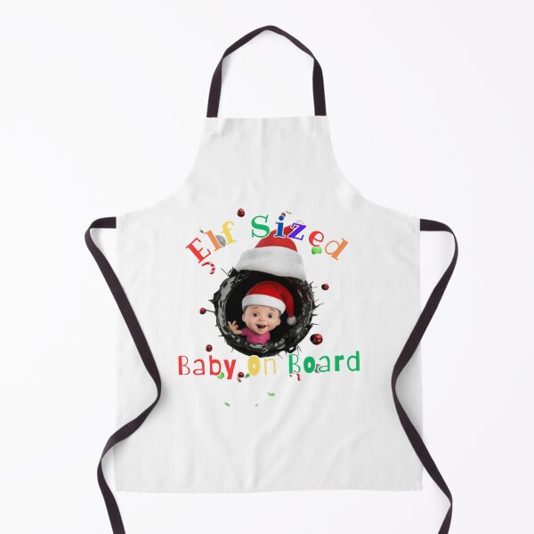 Item preview, Elf Sized Baby On Board Var. 5 designed and sold by TugForkFinds.