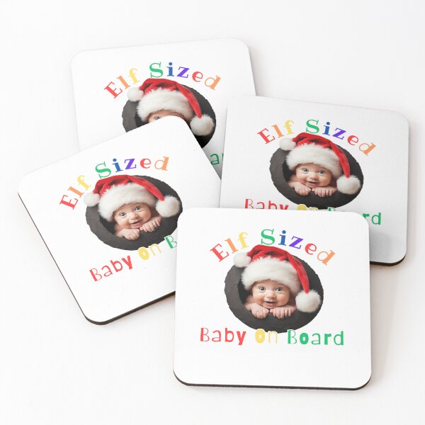 Item preview, Elf Sized Baby On Board Var. 6 designed and sold by TugForkFinds.