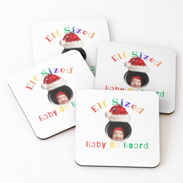 Item preview, Elf Sized Baby On Board Var. 7 designed and sold by TugForkFinds.