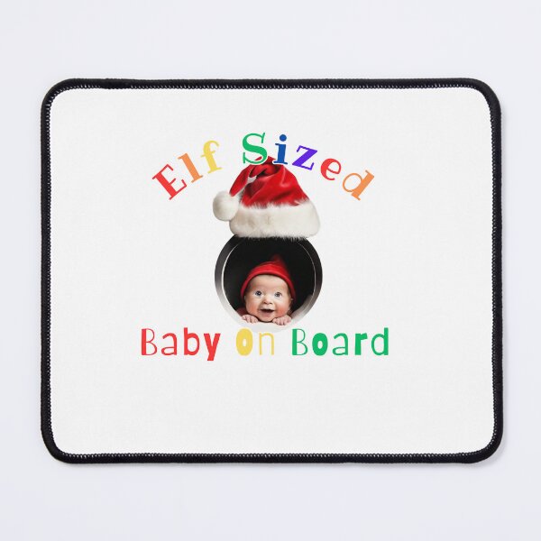Item preview, Elf Sized Baby On Board Var. 7 designed and sold by TugForkFinds.