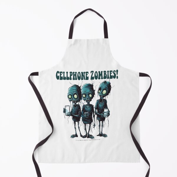 Item preview, Cell Phone Zombies - Green Trio - For Light Backgrounds designed and sold by The Imagination Source™.