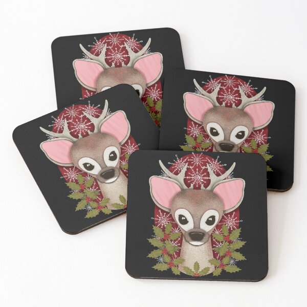 Item preview, Christmas Young Buck designed and sold by LemonwoodClock.