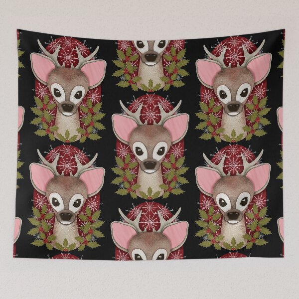 Item preview, Christmas Young Buck designed and sold by LemonwoodClock.