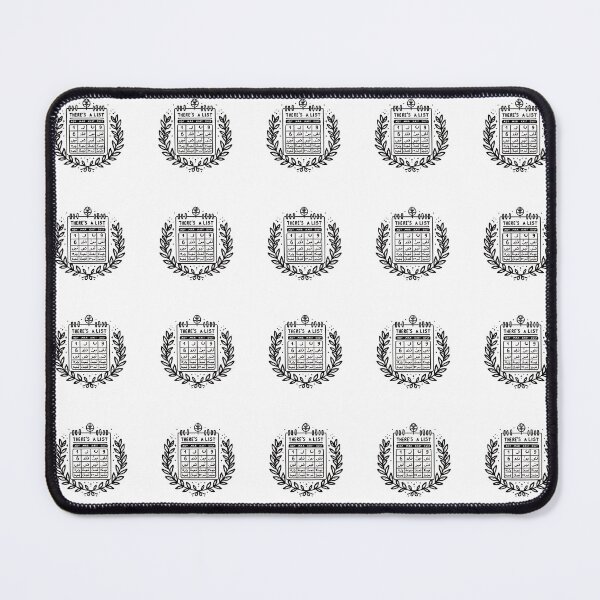 Item preview, THERE'S A LIST designed and sold by Mooncalliato.