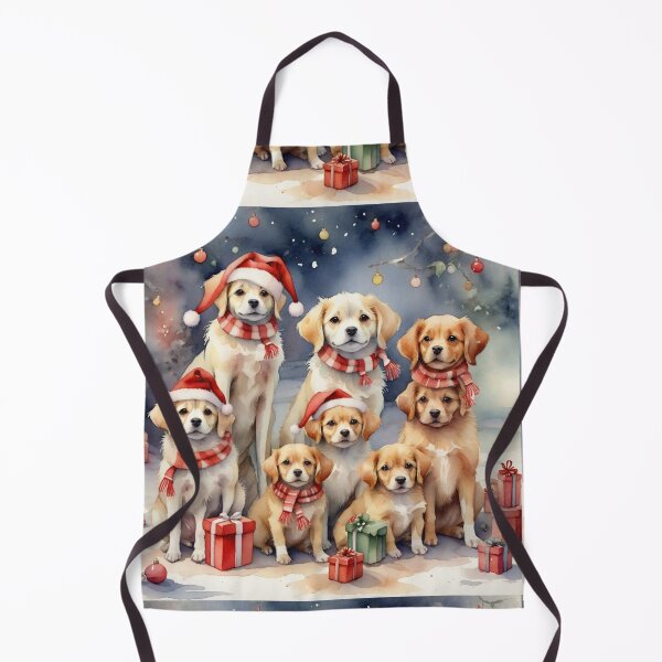 Item preview, Jolly Christmas Dog Gathering designed and sold by Sadia Jannat.