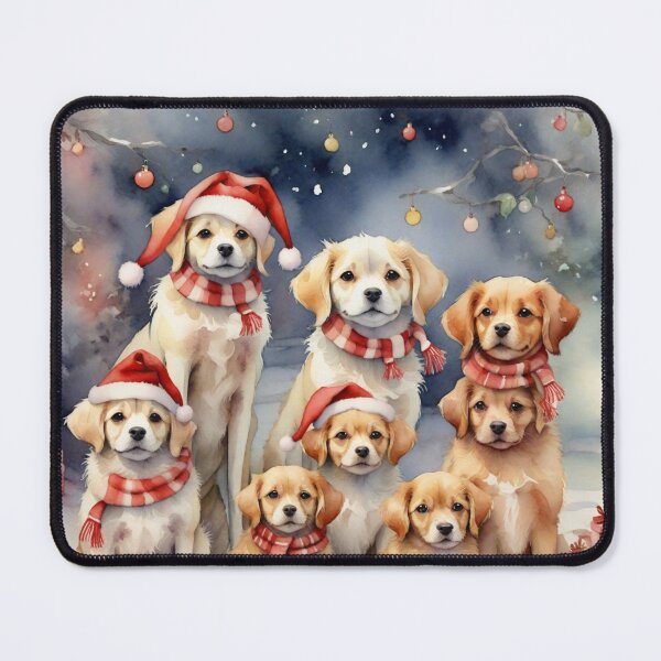 Item preview, Jolly Christmas Dog Gathering designed and sold by Sadia  Jannat.