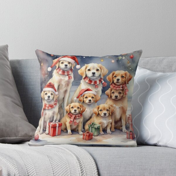 Item preview, Jolly Christmas Dog Gathering designed and sold by Sadia  Jannat.