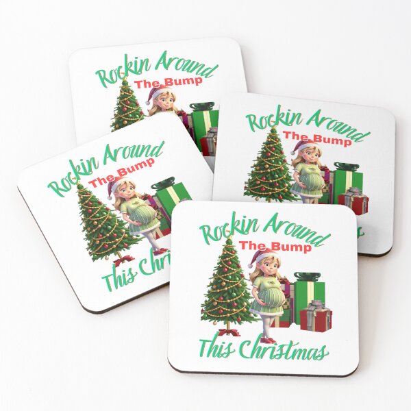 Item preview, Rockin Around The Bump This Christmas Var. 2 designed and sold by TugForkFinds.