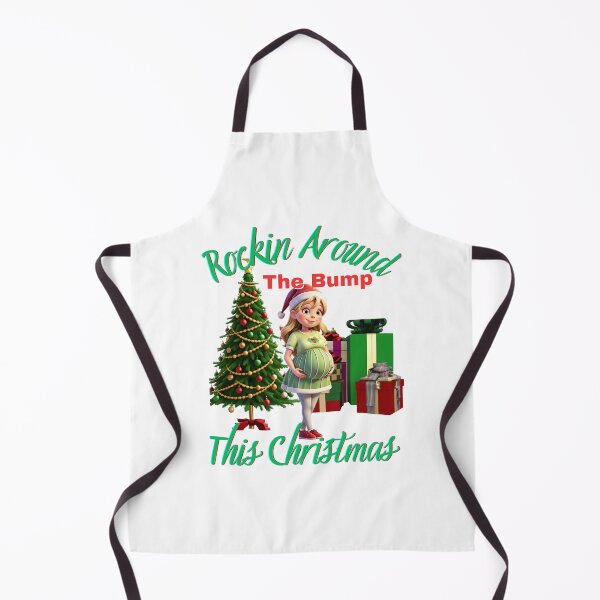 Item preview, Rockin Around The Bump This Christmas Var. 2 designed and sold by TugForkFinds.
