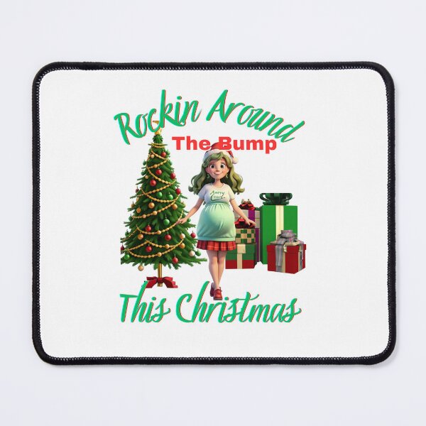 Item preview, Rockin Around The Bump This Christmas Var. 5 designed and sold by TugForkFinds.
