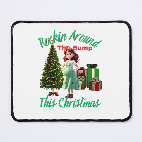 Item preview, Rockin Around The Bump This Christmas Var. 7 designed and sold by TugForkFinds.