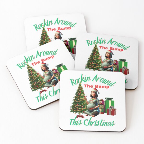 Item preview, Rockin Around The Bump This Christmas Var. 8 designed and sold by TugForkFinds.