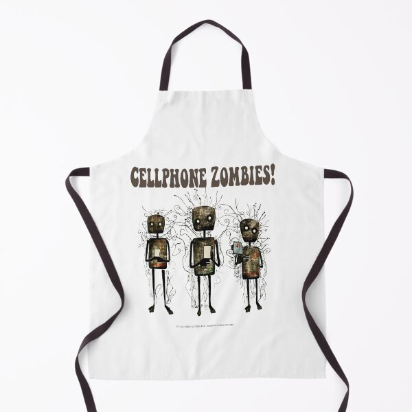 Item preview, Cell Phone Zombies With Square Heads - For Light Backgrounds designed and sold by The Imagination Source™.