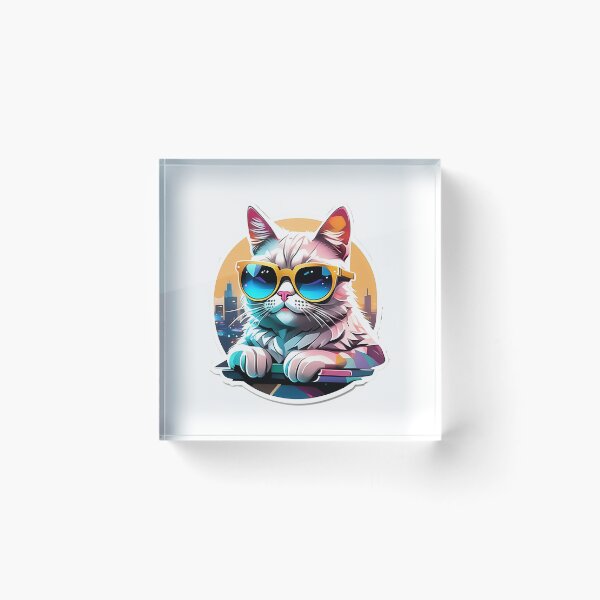 Item preview, Cat with sunglasses designed and sold by Gabriel0x.