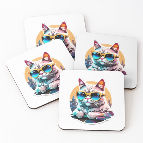 Item preview, Cat with sunglasses designed and sold by Gabriel0x.