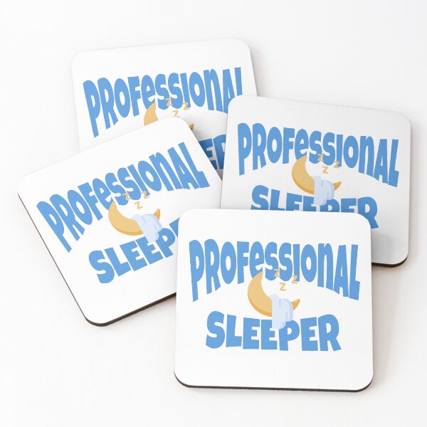 Item preview, Professional Sleeper funny illustration moon blanket sleep design hobby sleeping designed and sold by ArtisanTeeShop.