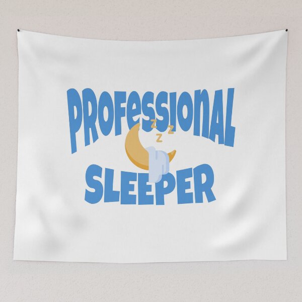 Item preview, Professional Sleeper funny illustration moon blanket sleep design hobby sleeping designed and sold by ArtisanTeeShop.