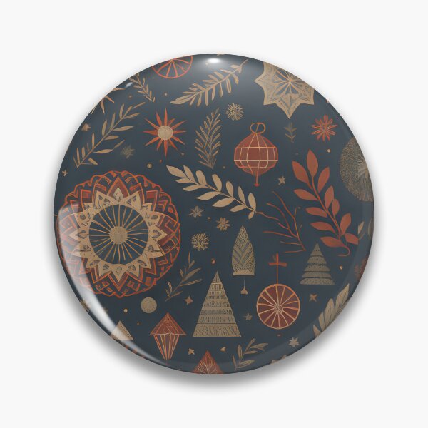 Item preview, CHRISTMAS FOLKLORISTIC PATTERN, VINTAGE ELEGANT GIFT designed and sold by Meandmyshop.