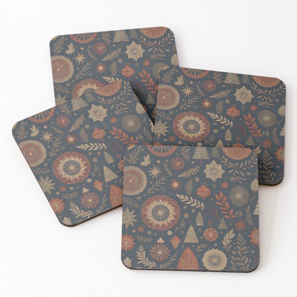Item preview, CHRISTMAS FOLKLORISTIC PATTERN, VINTAGE ELEGANT GIFT designed and sold by Meandmyshop.