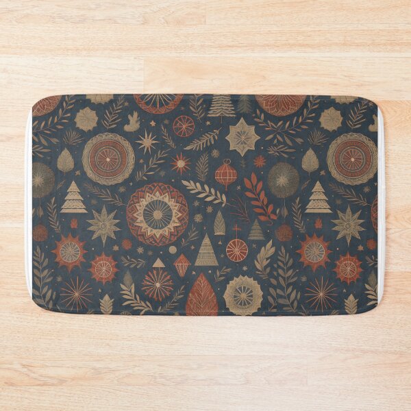 Item preview, CHRISTMAS FOLKLORISTIC PATTERN, VINTAGE ELEGANT GIFT designed and sold by Meandmyshop.