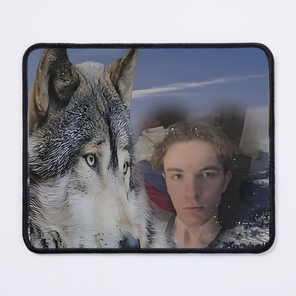 Item preview, Majestic Wolf Looks at Majestic Man designed and sold by lordisofjhoalt.