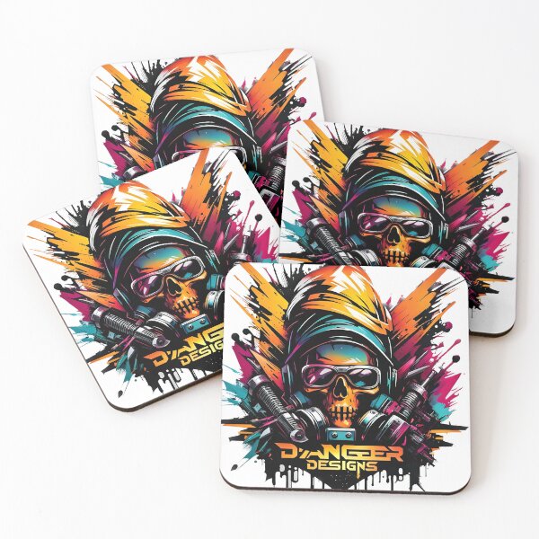 Item preview, Dirk Danger Skull designed and sold by Dirk Danger Designs.