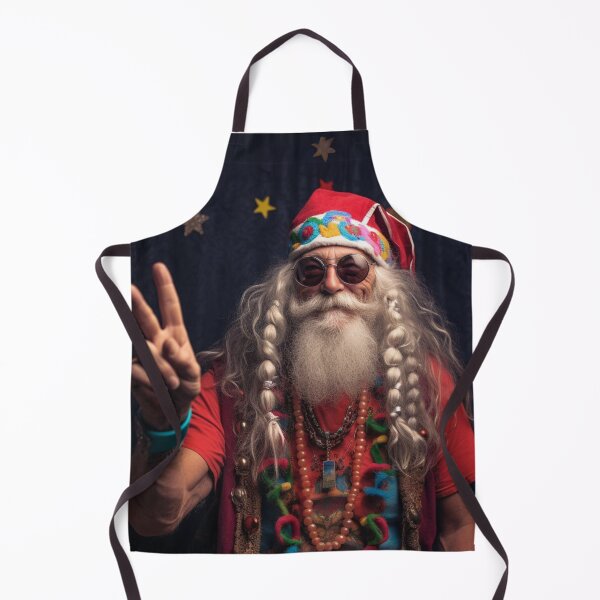 Item preview, Hippie Santa, Groovy Christmas, Retro Vibes designed and sold by Cindy Howe.