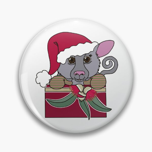 Item preview, "Ringtail Possum Santa" 1 | Aussie Christmas designed and sold by LiseHoltArt.