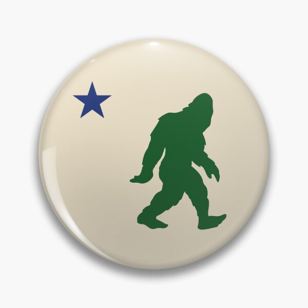Item preview, Old Maine Flag with Big Foot designed and sold by Gloomlight.