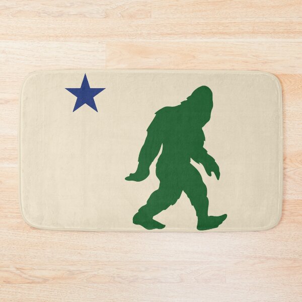Item preview, Old Maine Flag with Big Foot designed and sold by Gloomlight.