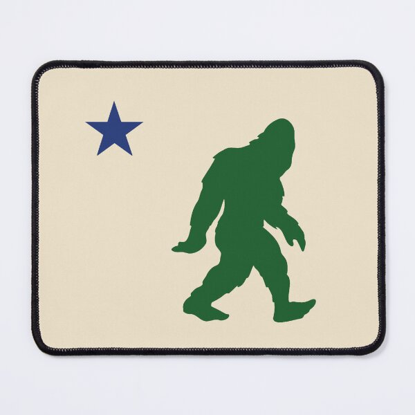 Item preview, Old Maine Flag with Big Foot designed and sold by Gloomlight.