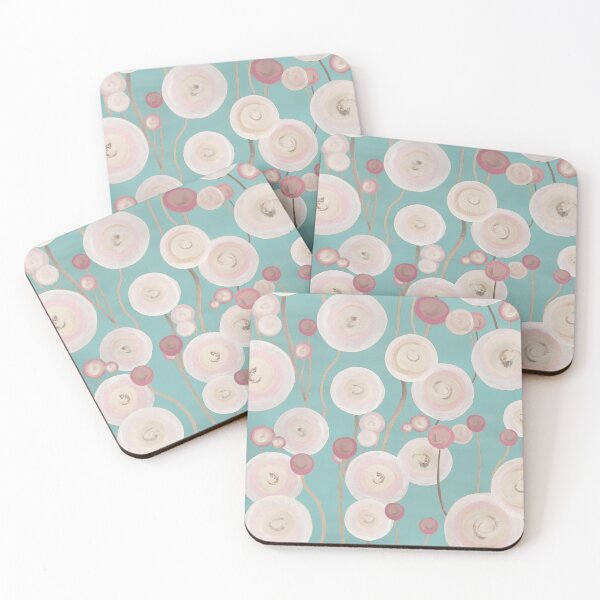 Item preview, Copy of Poppies - turquoise designed and sold by energymagic.