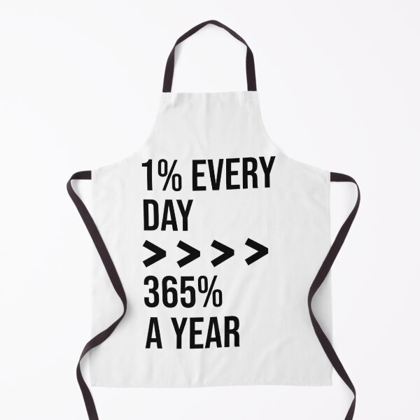 Item preview, one percent every day greater than 365 % a year small changes atomic mindset quote designed and sold by ArtisanTeeShop.