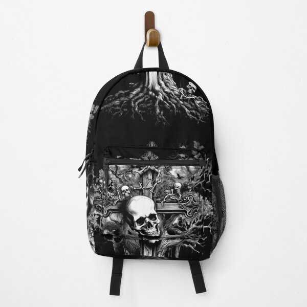 Item preview, Halloween Skull And Bones Rock Gothic Tree designed and sold by PugD.