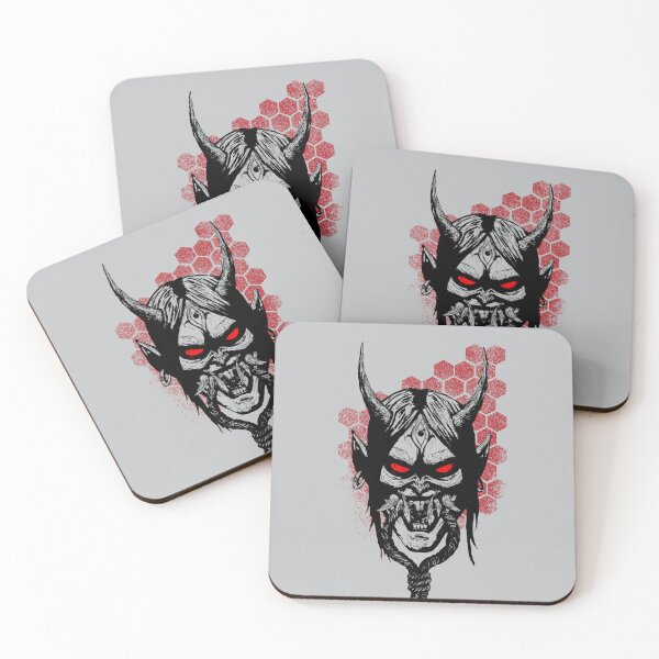 Item preview, Hannya Mask 380 - Variant - Black & White No Fill designed and sold by patricioguerra.