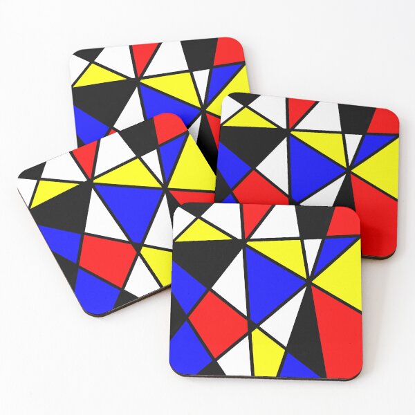 Item preview, Abstract Bauhaus Triangles designed and sold by SoshanaC.