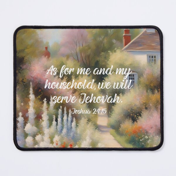 Item preview, Joshua 24:15 (House & Garden 1) designed and sold by Paper Bee Gift Shop.