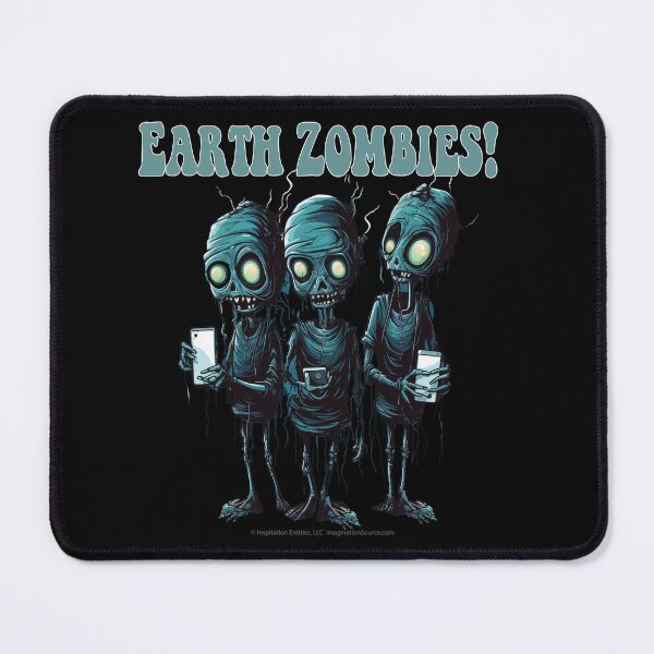 Item preview, Earth Zombies The Green Trio - For DARK Backgrounds designed and sold by The Imagination Source™.